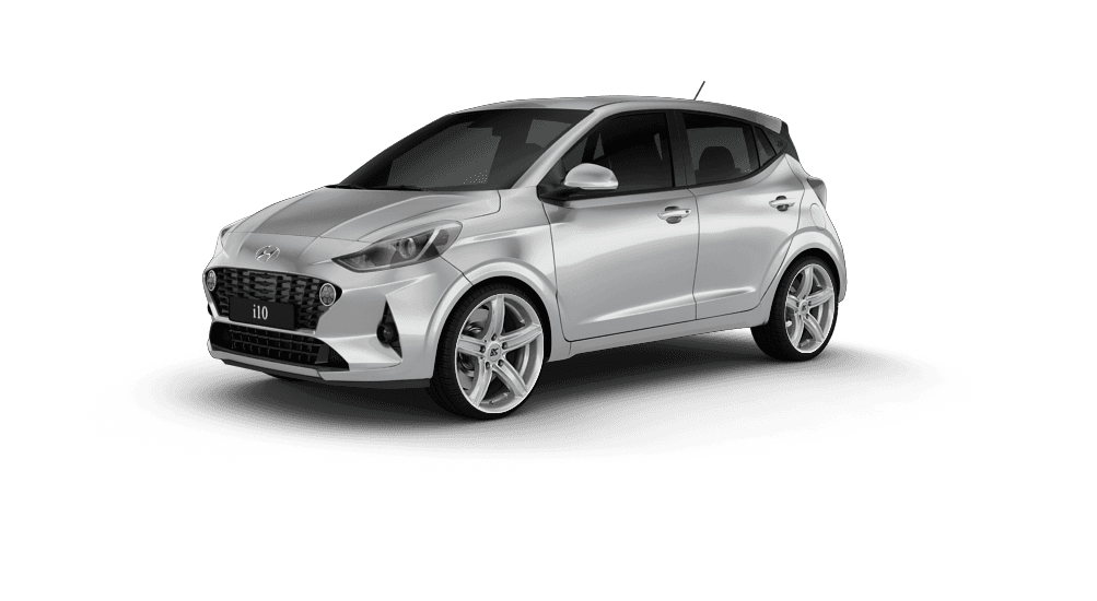 Hyundai i10 silber