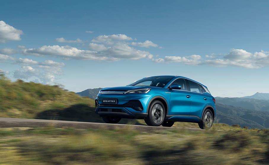 BYD Auto blau