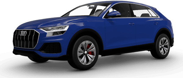 Audi Q8 2021 Blue Neuwagen Leasing